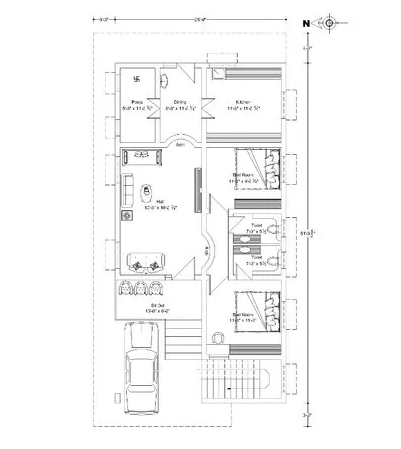 Premium food court floor plan